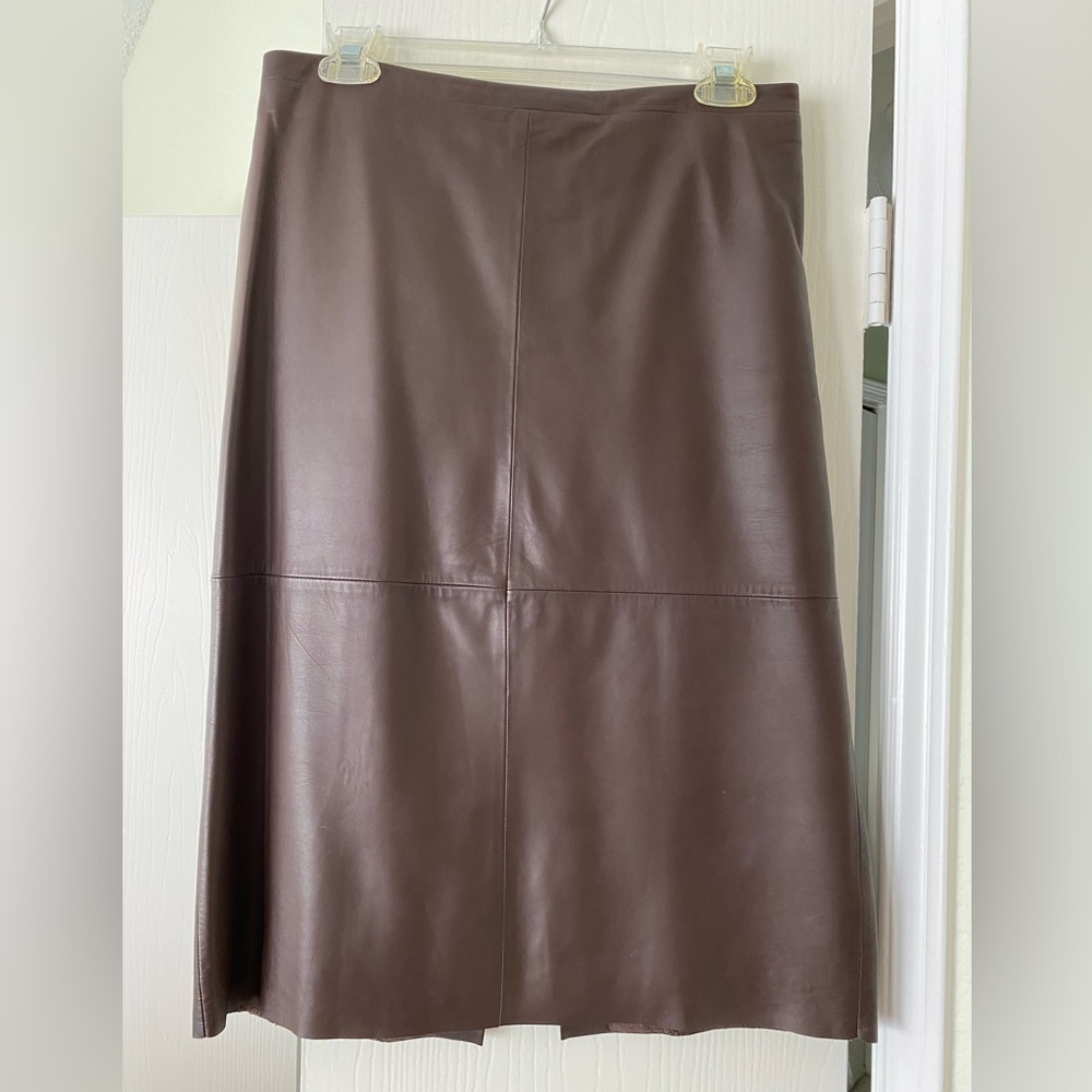 Vintage Banana Republic leather skirt